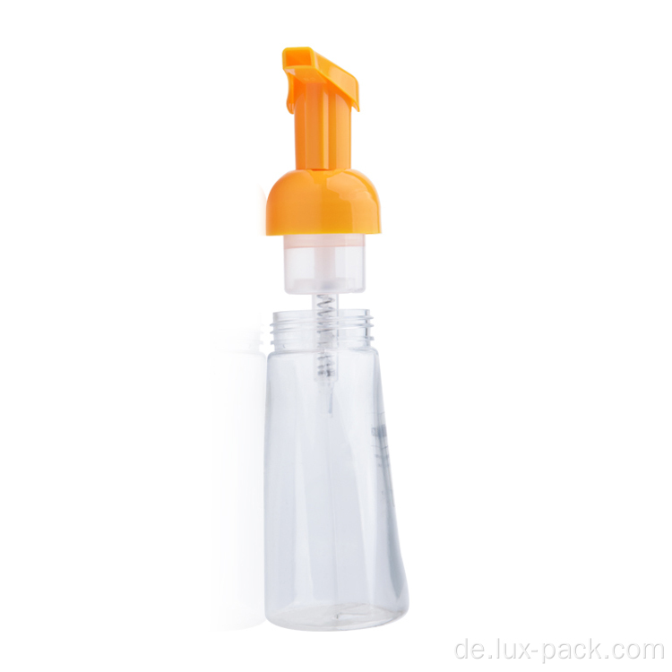 120 ml 150 ml leerer Plastik -Flüssigkeitsschaum -Pumpenflasche Plastik Runde Flasche Pack von 50