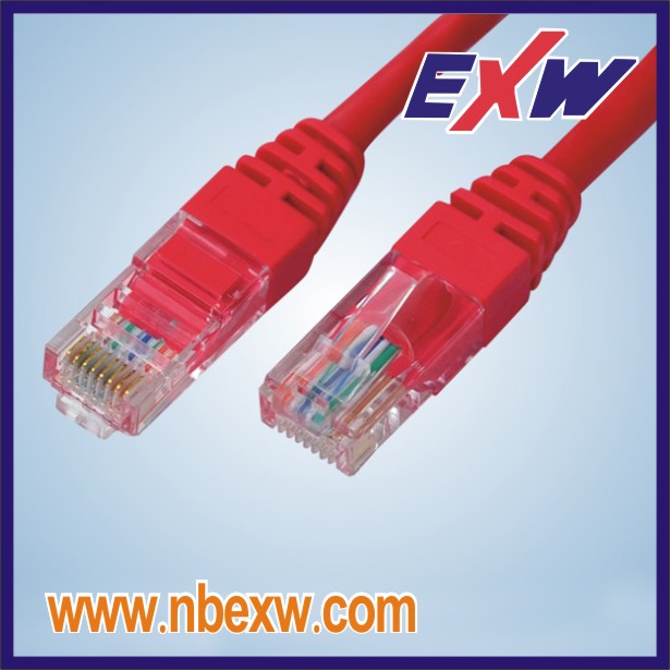 Cat6 كابل إيثرنيت مجدولة