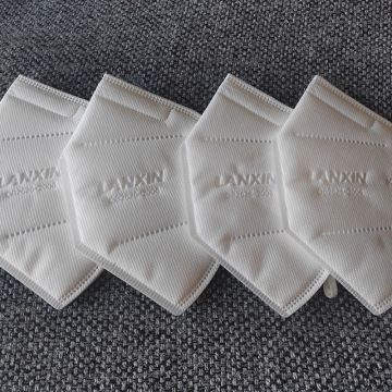 Custom Reusable Folded Face Masks Mouth 5Ply