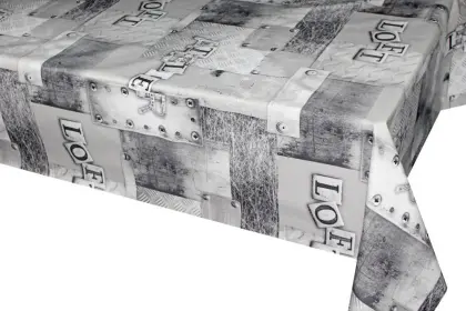 M&s Sequin Pvc Printed fitted table covers