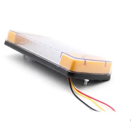 Red and White LED Taillight Assembly for Truck, Trailer, and Semi-Trailer in Hong Kong