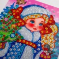 クリスマスガール5Dダイヤモンド絵画30 * 40