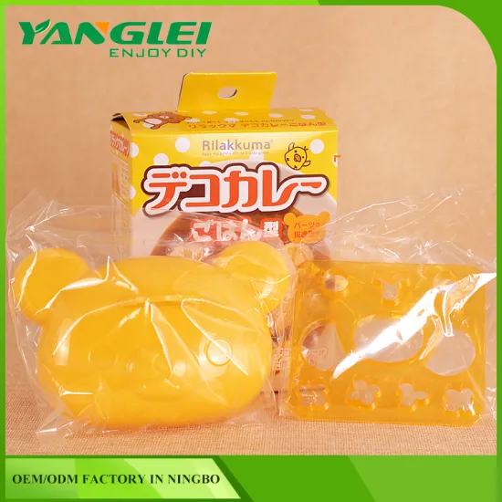 2017 Besting Selling Kitchen Accessories Plastic Rilakkuma Rice Mold