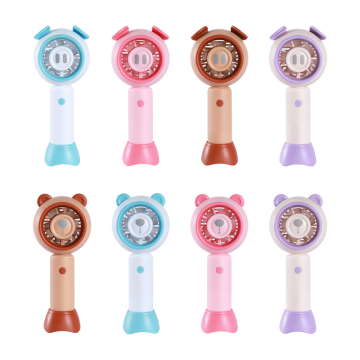 Cute Chubby Pet Handheld Fan – Pig/Bear