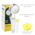 Adjustable Handheld Vitamin C Filter Spa Shower Head with High Pressure