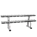 Equipo de gimnasio comercial Rack de 2 niveles 10 pares