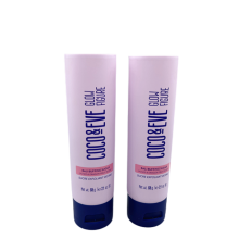 Custom Logo Soft Plastic Cosmetic Matte Purple Tube
