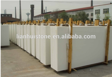 large glass stones absolute white crystal stone slab , White wall covering