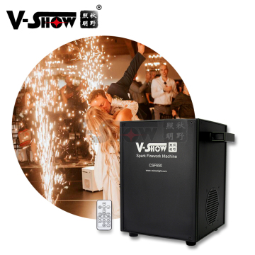 DMX Remote 650w Mini DMX Cold Spark Machine - Wedding Pyrotechnic Fountain