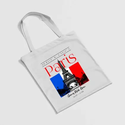 Eiffel Tower Olympia Tote Bag