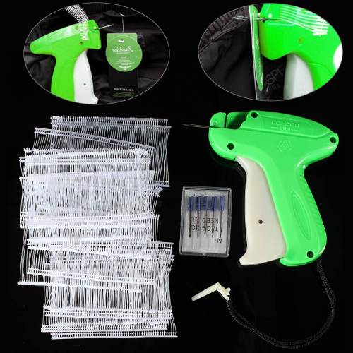 Professional Clothes Garment Price Label Gun Tagging Tag Guns 1000 Barbs + 5 Needles Set Labeller Machine