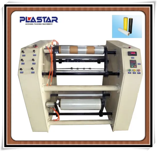 Tape jumbo rolls slitting rewinding machine