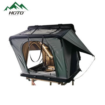Tenda sul tetto a strisce luminose a led ad energia solare