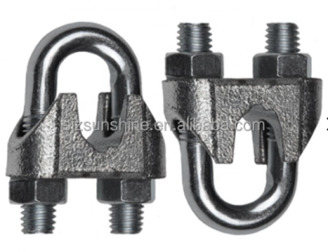 Stainless Steel Adjustable Wire Rope Clips and Clamps: Rigging Hardware Accessories