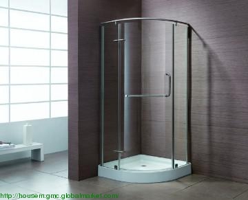 One Fixed Door Corner Shower Room