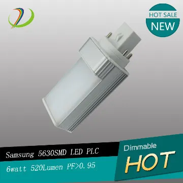 120degree CE ROHS Epistar SMD5630 g24d led pl light