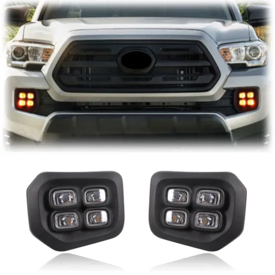 LED Daytime Running Light with Fog Light and Turn Signal for Toyota Tacoma 2016-2022 Bumper Kit