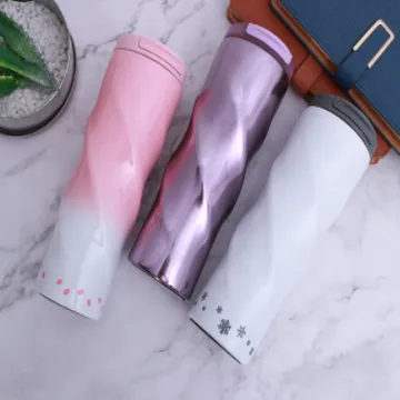 Stainless Steel Thermos Cup Creative Gradient