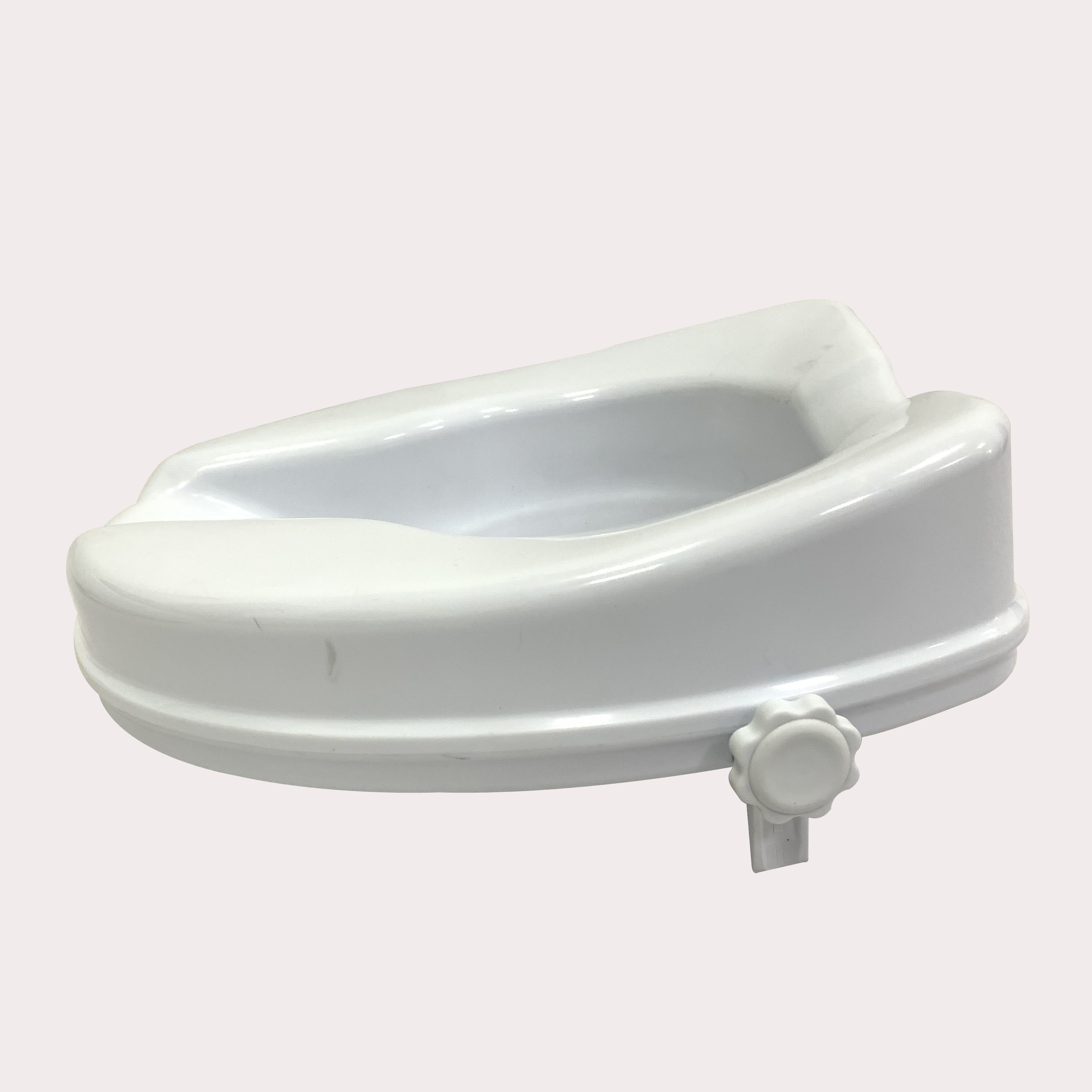 Rison de toilettes de 2 pouces Riser le siège de toilette surélevé allongé pour une aide à la flexion ou à la place TCA05