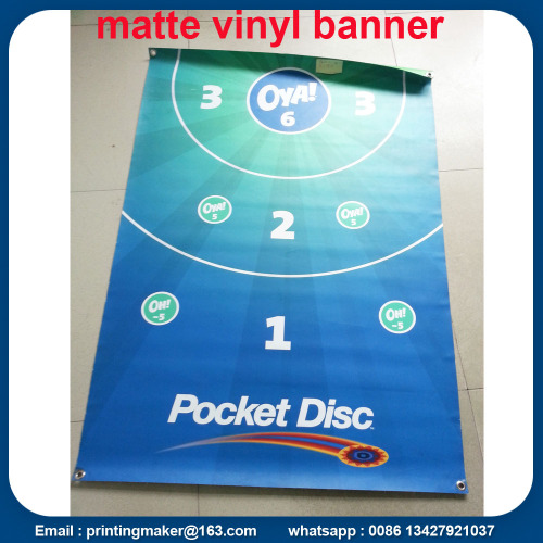 15 oz Matte Vinyl Banner dengan Inkjet Printing