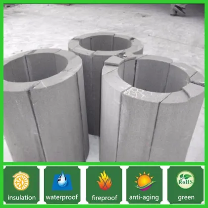 Black Foam Glass insulation tube/insulation foam glass tube