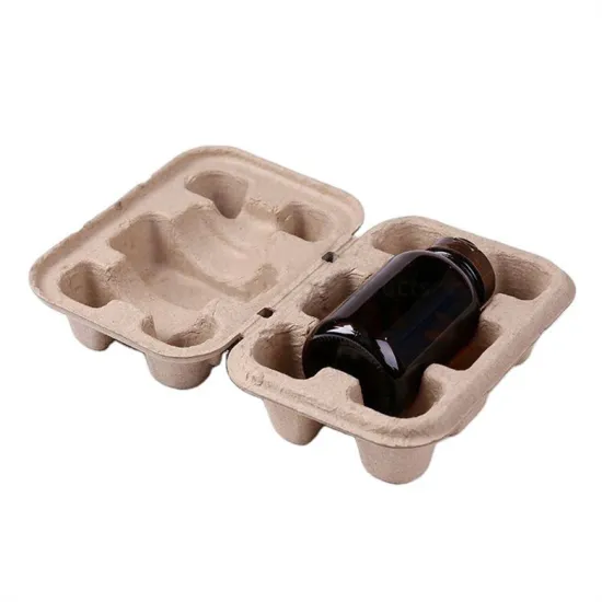 Transportation Packaging Bottle Shipper Molded Pulp Box