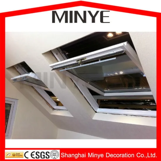 aluminum frame center pivot low slope hung window low skylight