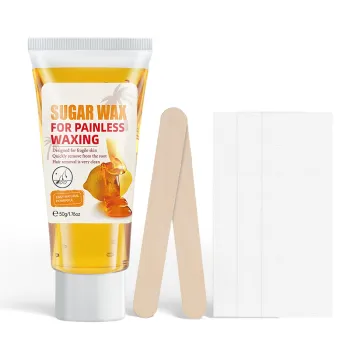 100% Natural Sugar Wax for Painless Hair Removal on Body and Legs