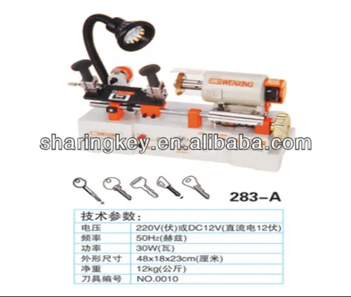 Wenxing Model 283-A cutting machine with external cutter