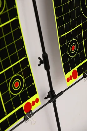 Steel Shooting Target Rack: Paper Target Frame Holder Stand