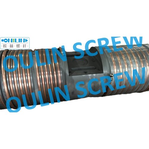 Supply Oil Cooling Bausano 125mm Twin Parallel Screw and Cylinder for Recycled PVC Granulation