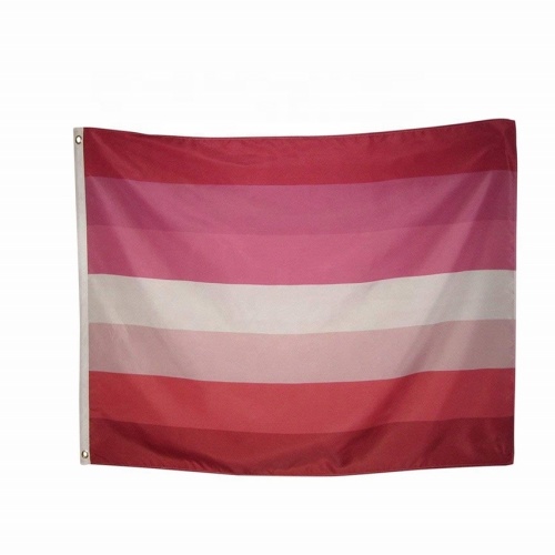 wholesale custom design high quality rainbow hand flag