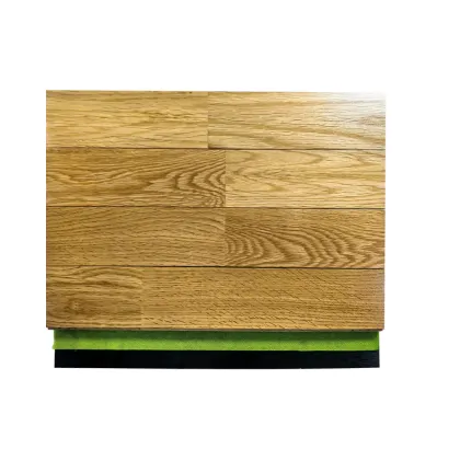 Roller Skating Room Oak Wooden Floor