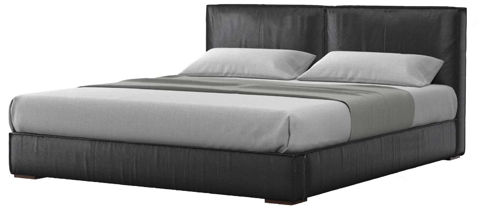 Genuine leather sofa bed