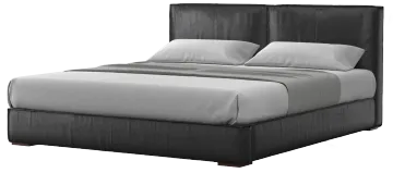 Genuine leather sofa bed