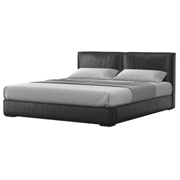 Genuine leather sofa bed