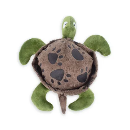 Interactive Plush Turtle Dog Toy with Sound