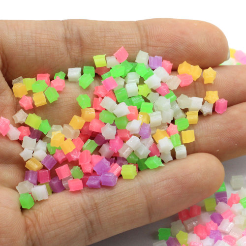 Hot Popular   Star Shape Tubes Miniature 3MM Luminous   Stones For Home Christmas Party Decoration