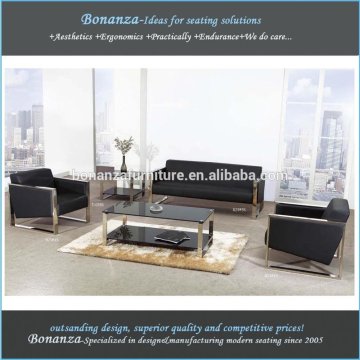 modern leather office reception sofa set 823# office reception sofa, leather reception sofa, reception sofa set