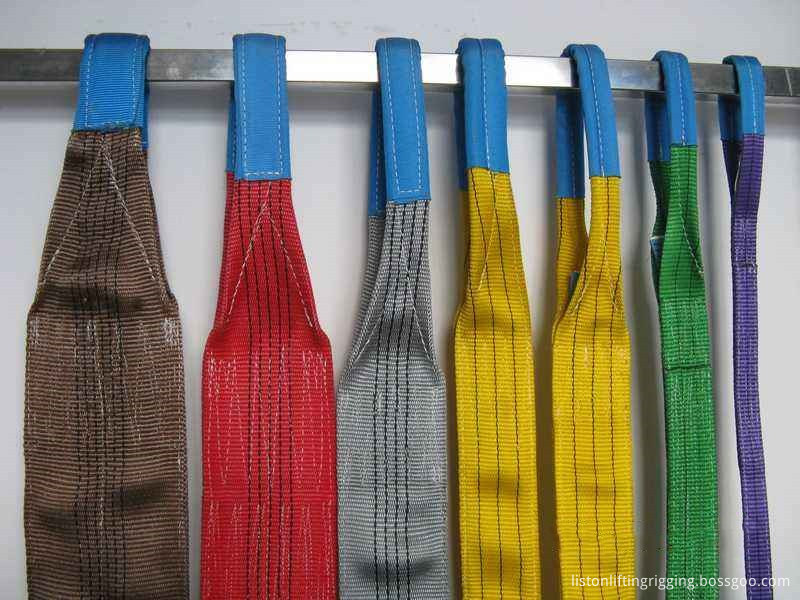 webbing slings flat