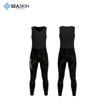 Seackin 7mm Camouflage Men High Weist Pants Spearfishing Wetsuit