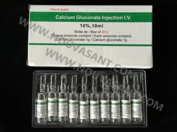 Calcium gluconate injection