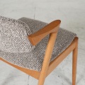 Moderne Kai Kristianssen eetkamerstoel Solid Wood Diningchair