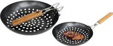 Round Grill Pan Kitchenware BBQ Grill Tools -Customized Dimension Accepted