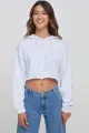 Womens Fashion Sweatshirts Raw Edge Bottom Hoodies