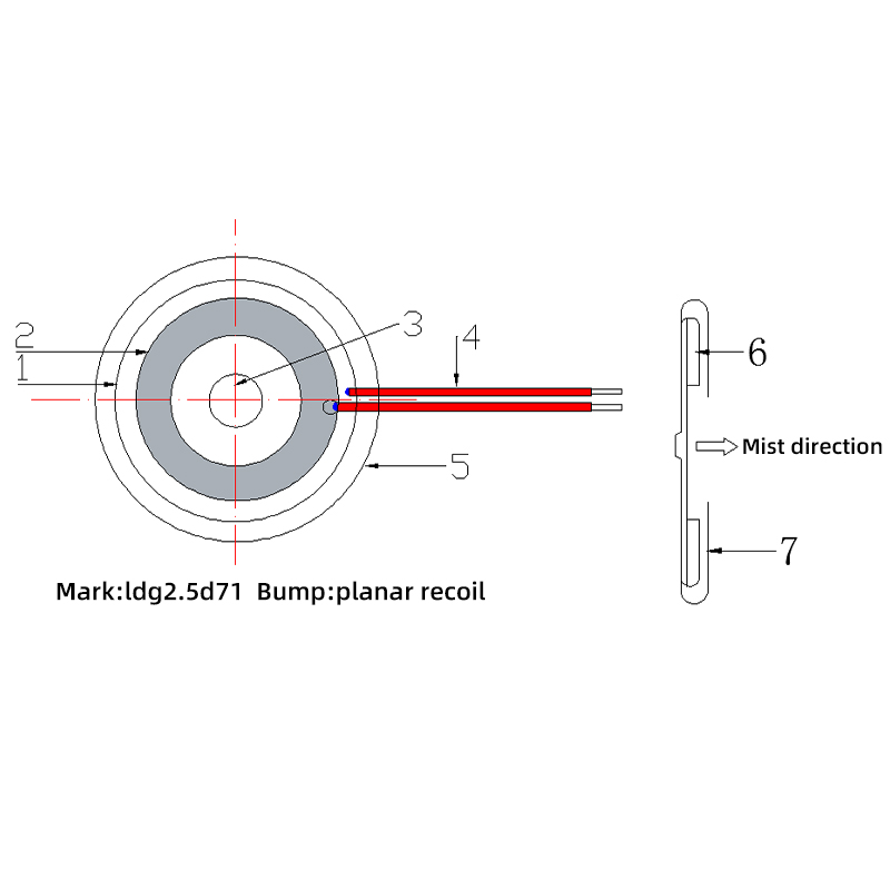 Atomizing spray water window cleaning machine Atomizer plate