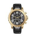 Sukan TimePiece Leather Chronograph Lelaki menonton