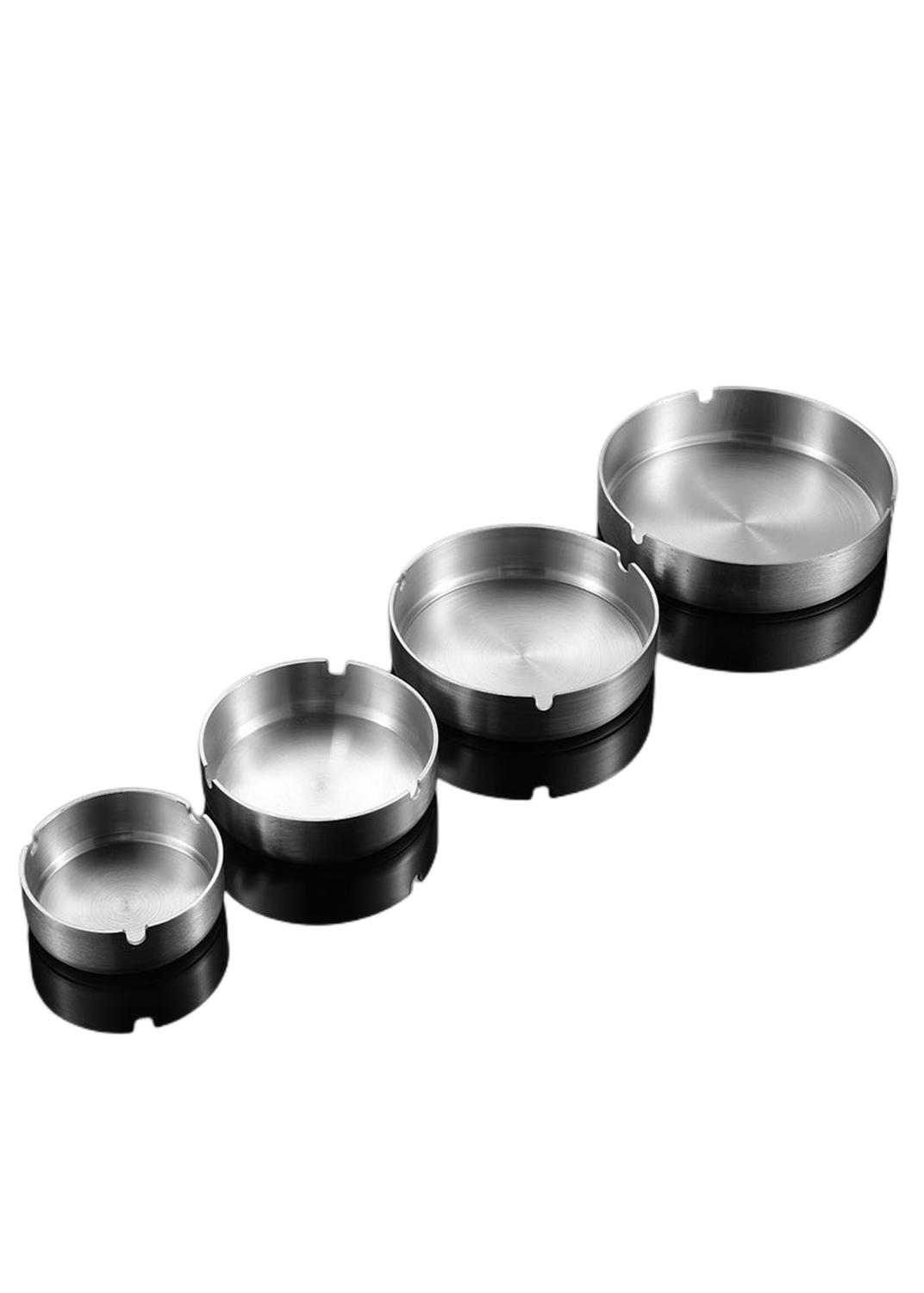 Stainless steel ashtray