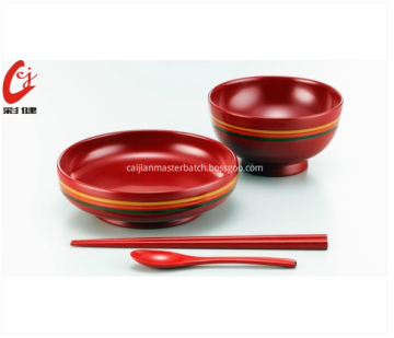 Masterbatch di colore rosso per uso alimentare