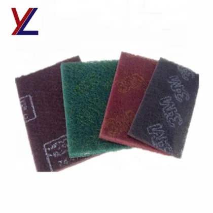 6\" x 9\" 3M Scotch-Brite Non-Woven Sanding Hand Scouring Pad